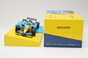 Renault R26 #1 F. Alonso F1 World Champion Brazilian GP 2006 Minichamps 1:18 147061801 Diecast — photo 6 of 6