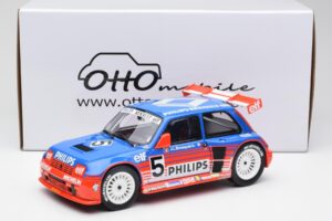 Renault R5 Maxi Turbo #5 Philips J-L. Busquet Superproduction 1987 Otto 1:18 OT1094 Resin — photo 6 of 6
