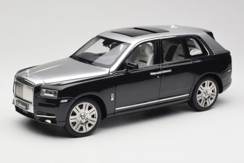 Rolls-Royce Cullinan Black & Silver OEM 1:18 ROLLS001 Diecast