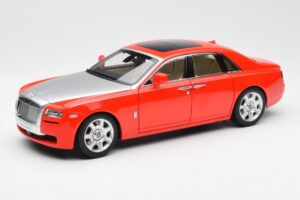 Rolls-Royce Ghost Red & Silver Kyosho 1:18 008802RS Diecast