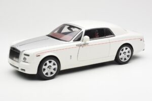 Rolls-Royce Phantom Coupe English White Silver Kyosho 1:18 08861EW Diecast