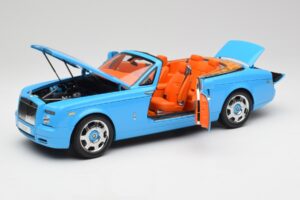 Rolls-Royce Phantom Drophead Coupe Powder Blue Kyosho 1:18 08871BL Diecast — photo 2 of 10