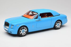 Rolls-Royce Phantom Drophead Coupe Powder Blue Kyosho 1:18 08871BL Diecast — photo 3 of 10