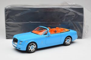 Rolls-Royce Phantom Drophead Coupe Powder Blue Kyosho 1:18 08871BL Diecast — photo 10 of 10