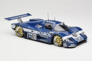 Sauber Mercedes C9 Kouros Racing #61 M. Thackwell / H. Pescarolo 24 Hours of Le Mans 1987 Minichamps 1:18 155873561 Diecast — photo 4 of 6