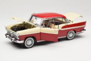 Simca Chambord Red & Ivory Norev 1:18 185721 Diecast — photo 2 of 8