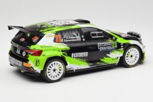 Skoda Fabia Rally2 #23 O. Solberg / E. Edmondson Rally Monte Carlo 2023 IXO 1:18 18RMC155A Diecast — photo 2 of 6
