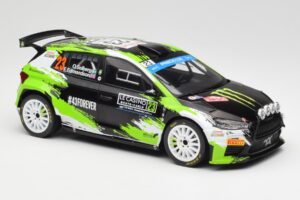 Skoda Fabia Rally2 #23 O. Solberg / E. Edmondson Rally Monte Carlo 2023 IXO 1:18 18RMC155A Diecast — photo 4 of 6