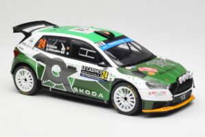 Skoda Fabia Rally2 #24 N. Gryazin / K. Aleksandrov Rally Monte Carlo 2023 IXO 1:18 18RMC155B Diecast — photo 4 of 6