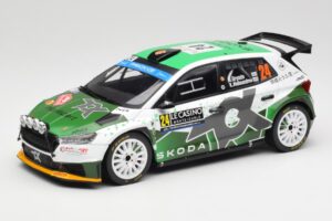 Skoda Fabia Rally2 #24 N. Gryazin / K. Aleksandrov Rally Monte Carlo 2023 IXO 1:18 18RMC155B Diecast