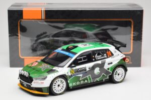 Skoda Fabia Rally2 #24 N. Gryazin / K. Aleksandrov Rally Monte Carlo 2023 IXO 1:18 18RMC155B Diecast — photo 6 of 6