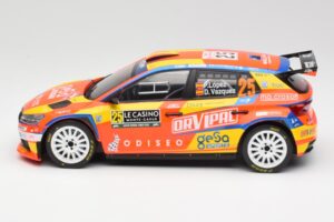 Skoda Fabia Rally2 #25 P. Lopez Rally Monte Carlo 2024 IXO 1:18 18RMC199 Diecast — photo 3 of 6