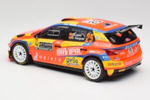 Skoda Fabia Rally2 #25 P. Lopez Rally Monte Carlo 2024 IXO 1:18 18RMC199 Diecast — photo 5 of 6