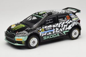 Skoda Fabia Rally2 #20 O. Solberg / E. Edmund Safari Rally Kenya 2024 IXO 1:18 18RMC222 Diecast