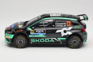 Skoda Fabia Rally2 #22 Toksport G. Greensmith / J. Andersson Safari Rally Kenya 2024 IXO 1:18 18RMC209 Diecast — photo 3 of 6