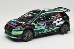 Skoda Fabia Rally2 #22 Toksport G. Greensmith / J. Andersson Safari Rally Kenya 2024 IXO 1:18 18RMC209 Diecast
