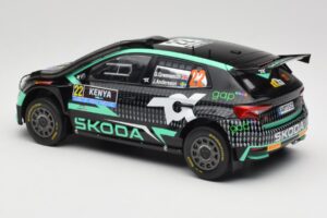 Skoda Fabia Rally2 #22 Toksport G. Greensmith / J. Andersson Safari Rally Kenya 2024 IXO 1:18 18RMC209 Diecast — photo 5 of 6