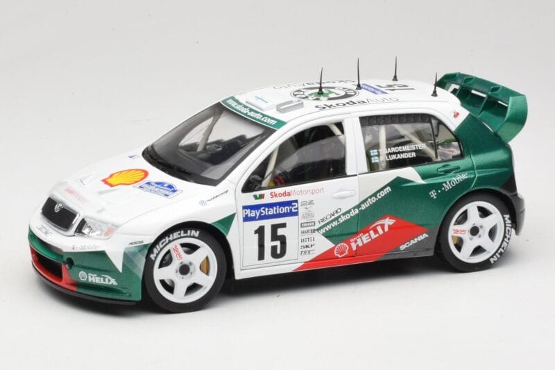 Skoda Fabia WRC #15 T. Gardemeister / P. Lukander WRC 1999 Solido 1:18 90457 Diecast