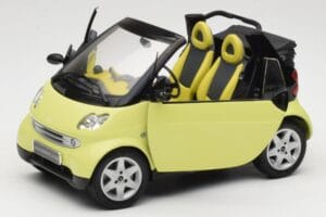Smart Fortwo 450 Cabrio Yellow Minichamps 1:18 0012889V001C49Q00 Diecast — photo 2 of 8