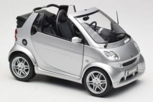 Smart Fortwo W450 Brabus Cabrio Silver Dealer Edition Kyosho 1:18 0017769V001C05Q00 Diecast — photo 6 of 8