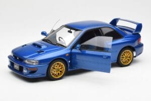 Subaru Impreza 22B Upgraded Version Blue With Gold Wheels AUTOart 1:18 78602 Diecast — photo 2 of 8