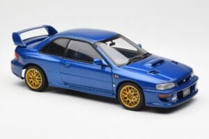 Subaru Impreza 22B Upgraded Version Blue With Gold Wheels AUTOart 1:18 78602 Diecast — photo 6 of 8