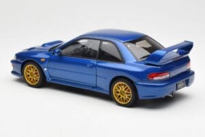 Subaru Impreza 22B Upgraded Version Blue With Gold Wheels AUTOart 1:18 78602 Diecast — photo 7 of 8