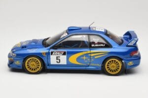 Subaru Impreza WRC #5 R. Burns / R. Reid Rally de France 1999 AUTOart 1:18 89993 Diecast — photo 4 of 8