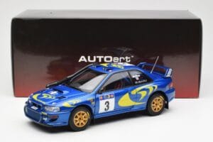 Subaru Impreza WRC #3 C. McRae / N. Grist Safari Rally Winner 1997 AUTOart 1:18 89792 Diecast — photo 8 of 8