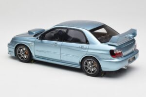 Subaru Impreza WRX STi WR1 GD P. Solberg Edition Ice Blue Metallic Otto 1:18 OT1114 Resin — photo 5 of 6
