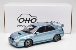 Subaru Impreza WRX STi WR1 GD P. Solberg Edition Ice Blue Metallic Otto 1:18 OT1114 Resin — photo 6 of 6