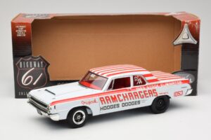 Dodge 330 Super Stock Ramchargers NHRA 1964 Highway 61 1:18 50044 Diecast — photo 8 of 8