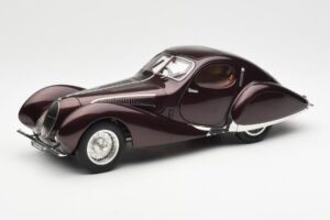 Talbot-Lago T150 C-SS Figoni & Falaschi Teardrop Dark Bordeaux Metallic CMC 1:18 M-179 Diecast