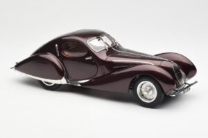 Talbot-Lago T150 C-SS Figoni & Falaschi Teardrop Dark Bordeaux Metallic CMC 1:18 M-179 Diecast — photo 6 of 6