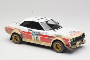 Toyota Celica 2000 GT RA21 #18 J-L. Therier RAC Rally 1977 IXO 1:18 18RMC189C Diecast — photo 4 of 6