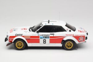 Toyota Celica 2000 GT RA21 #8 H. Mikkola / A. Hertz RAC Rally 1977 IXO 1:18 18RMC189A Diecast — photo 3 of 6