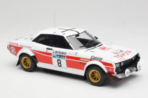 Toyota Celica 2000 GT RA21 #8 H. Mikkola / A. Hertz RAC Rally 1977 IXO 1:18 18RMC189A Diecast — photo 4 of 6