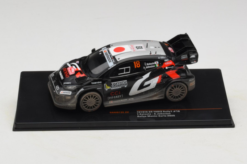 Toyota GR Yaris Rally1 #18 T. Katsuta / A. Johnston Rally Monte Carlo 2025 IXO 1:43 Toyota GR Yaris Rally1 #18 T. Katsuta / A. Johnston Rally Monte Carlo 2025 IXO 1:43 RAM972E Diecast