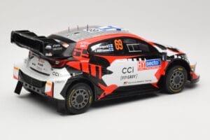 Toyota GR Yaris Rally1 #69 Toyota Gazoo Racing WRT K. Rovanpera / J. Halttunen Rally Finland 2024 IXO 1:18 18RMC218 Diecast — photo 2 of 6