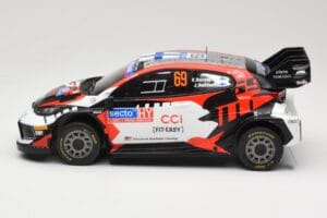 Toyota GR Yaris Rally1 #69 Toyota Gazoo Racing WRT K. Rovanpera / J. Halttunen Rally Finland 2024 IXO 1:18 18RMC218 Diecast — photo 3 of 6
