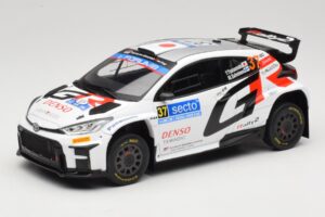 Toyota GR Yaris Rally2 #37 Y. Yamamoto Rally Finland 2024 IXO 1:18 18RMC212A Diecast