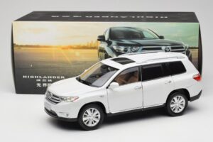 Toyota Highlander XU40 White Paudi Model 1:18 2043612-W1 Diecast — photo 8 of 8