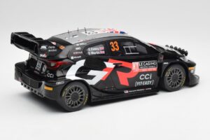 Toyota Yaris Rally1 WRC #33 E. Evans / S. Martin Rally Monte Carlo Night Version 2024 IXO 1:18 18RMC197 Diecast — photo 2 of 6