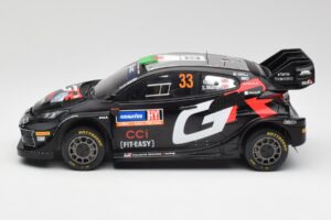 Toyota Yaris Rally1 WRC #33 E. Evans / S. Martin Rally Sweden 2024 IXO 1:18 18RMC200 Diecast — photo 3 of 6
