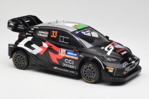 Toyota Yaris Rally1 WRC #33 E. Evans / S. Martin Rally Sweden 2024 IXO 1:18 18RMC200 Diecast — photo 4 of 6