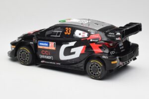 Toyota Yaris Rally1 WRC #33 E. Evans / S. Martin Rally Sweden 2024 IXO 1:18 18RMC200 Diecast — photo 5 of 6