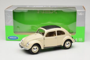 Volkswagen Beetle Type 1 Classic White Welly 1:18 18040W Diecast — photo 8 of 8