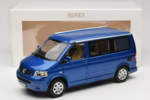 Volkswagen California T4 Ravenna Blue Metallic Norev 1:18 188607 Diecast — photo 8 of 8