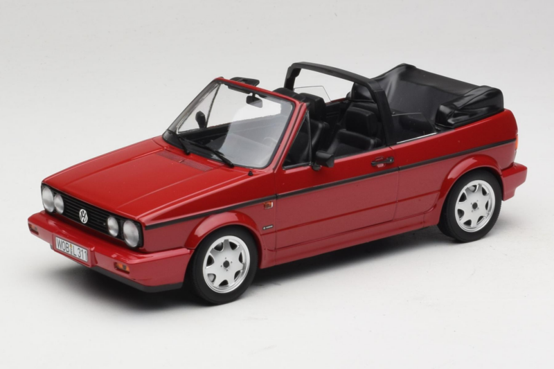 Volkswagen Golf Mk1 Cabriolet Red Norev 1:18 188626 Diecast