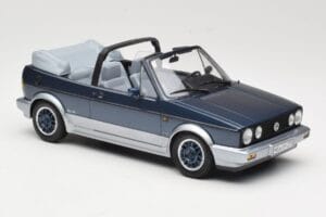 Volkswagen Golf Mk1 Cabriolet Bel Air Blue Metallic Norev 1:18 188404 Diecast — photo 4 of 6